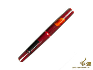 Nakaya Cigar Piccolo, Un chat profitant de la lune, Ebonite, Demi-lune