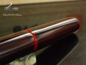 Nakaya Cigar Piccolo Aka-Tamenuri Fountain Pen, Elastic Nib