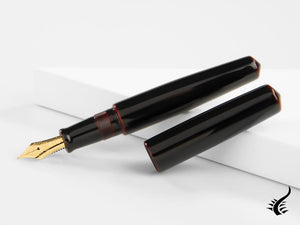 Stylo plume Nakaya Cigar Piccolo, Kuro-Tamenuri, ébonite