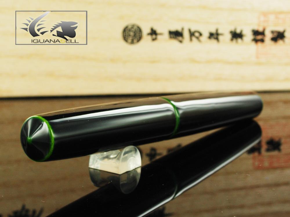 Stylo plume Nakaya Cigar Piccolo, Midori-Tamenuri, laque Urushi