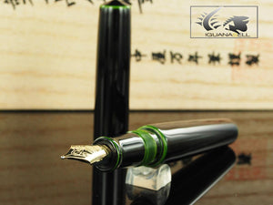 Stylo plume Nakaya Cigar Piccolo, Midori-Tamenuri, laque Urushi