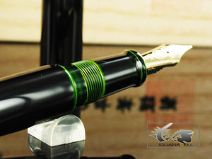 Stylo plume Nakaya Cigar Piccolo, Midori-Tamenuri, laque Urushi