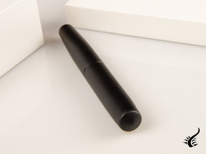 Stylo plume Nakaya Cigar Piccolo Hairline, noir, ébonite