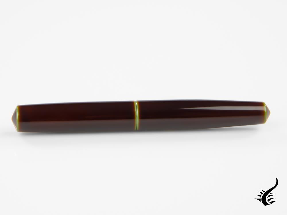 Nakaya Cigar Piccolo Heki Tamenuri Fountain Pen, Ebonite