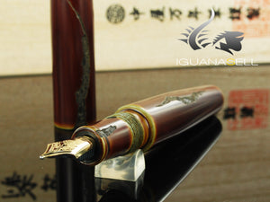 Stylo plume Nakaya Cigar Piccolo « Nuno Kise Hon Kataji », ébonite