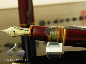 Stylo plume Nakaya Cigar Piccolo « Nuno Kise Hon Kataji », ébonite