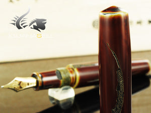 Stylo plume Nakaya Cigar Piccolo « Nuno Kise Hon Kataji », ébonite