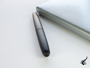 Stylo plume portable Nakaya Cigar, ligne noire, ébonite