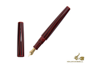 Nakaya Cigar Portable Fountain Pen, Decapod (TW), Aka-Tamenuri