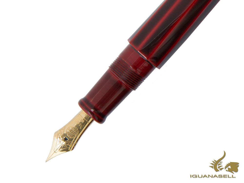 Nakaya Cigar Portable Fountain Pen, Decapod (TW), Aka-Tamenuri