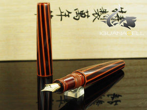 Nakaya Cigar Portable Fountain Pen, Decapod (TW), Toki-Tamenuri