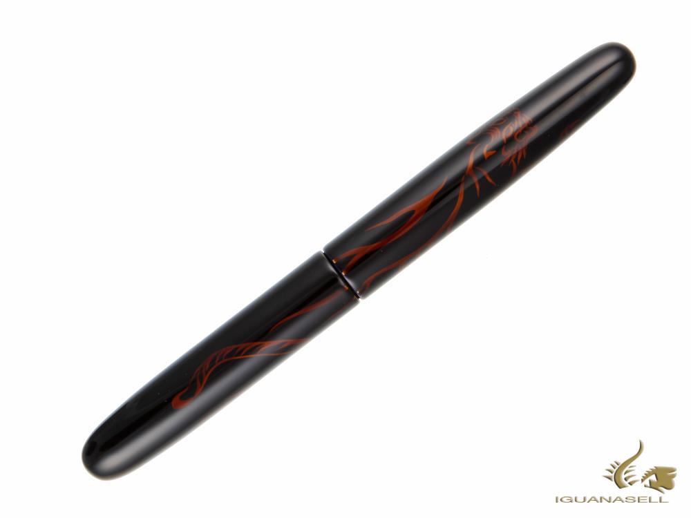 Stylo plume portable Nakaya Cigar, Tame sukashi, Tigre blanc