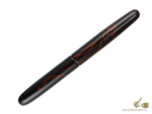 Stylo plume portable Nakaya Cigar, Tame sukashi, Tigre blanc