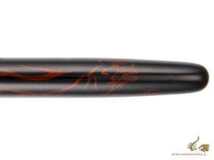 Stylo plume portable Nakaya Cigar, Tame sukashi, Tigre blanc