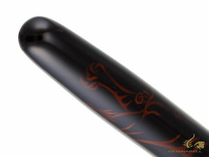 Stylo plume portable Nakaya Cigar, Tame sukashi, Tigre blanc