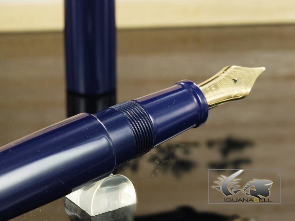 Stylo plume Nakaya Cigar Portable Shobu, laque ébonite et Urushi