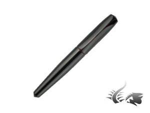 Stylo plume Nakaya Dorsal Fin Ver.1 Kuro-Tamenuri, laque Urushi