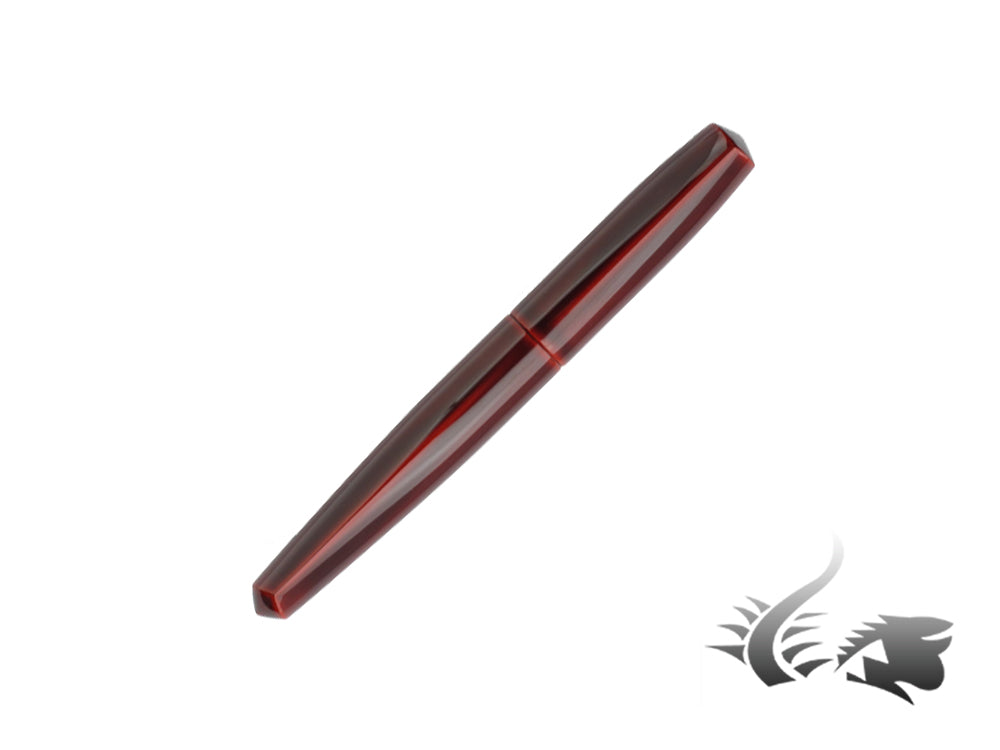 Nakaya Dorsal Fin Ver.2 Fountain Pen Aka-Tamenuri, Ebonite, Urushi