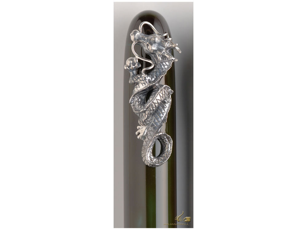 Bouchon de dragon Nakaya, argent