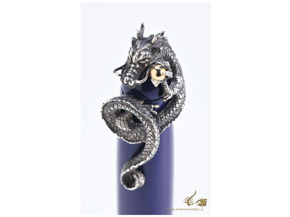 Bouchon Nakaya Dragon II, Argent, Or 18K