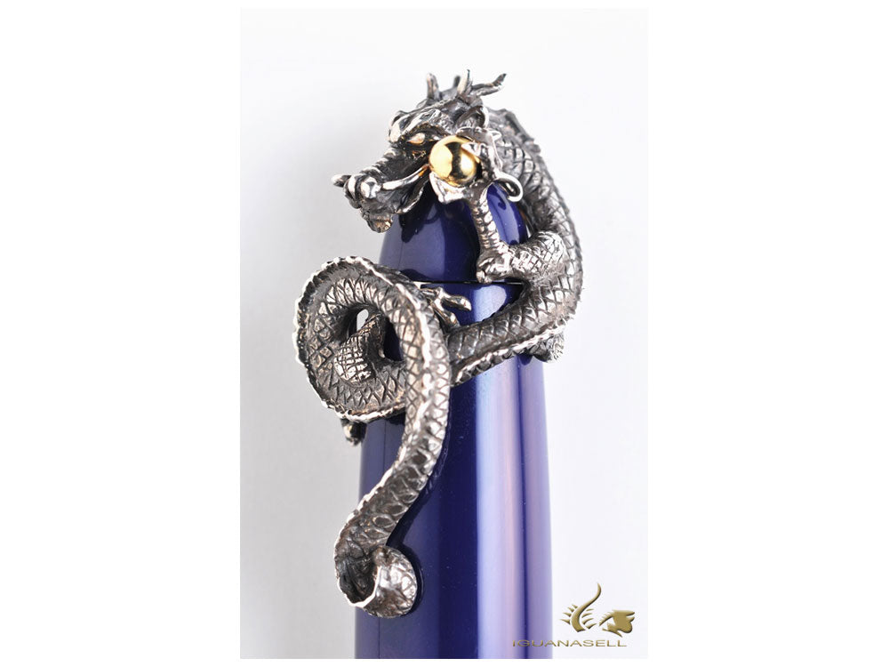 Nakaya Dragon II Stopper, Silver, Gold 18K