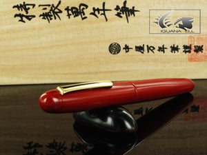 Nakaya Writer Portable Fountain Pen Shu-nurippanashi, Urushi lacquer