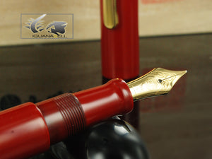 Nakaya Writer Portable Fountain Pen Shu-nurippanashi, Urushi lacquer