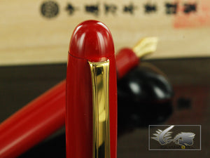 Nakaya Writer Portable Fountain Pen Shu-nurippanashi, Urushi lacquer