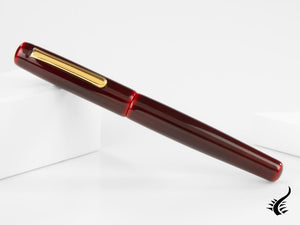 Nakaya Neo-Standard Fountain Pen, Aka-Tamenuri, Ebonite