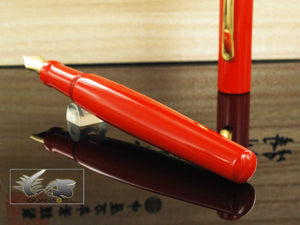 Stylo plume Nakaya Neo-Standard, Arai Shu, laque Ebonite et Urushi