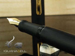 Nakaya Neo-Standard Fountain Pen, Black Hairline, Ebonite