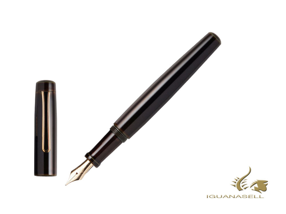 Stylo plume Nakaya Neo-Standard, Heki-Tamenuri, plume spéciale élastique 14 carats