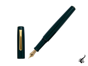 Stylo plume Nakaya Neo-Standard, Midori, ébonite et Urushi, or 14 carats