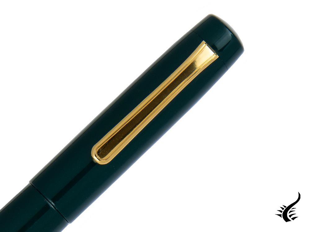 Nakaya Neo-Standard Fountain Pen, Midori, Ebonite and Urushi, 14k Gold