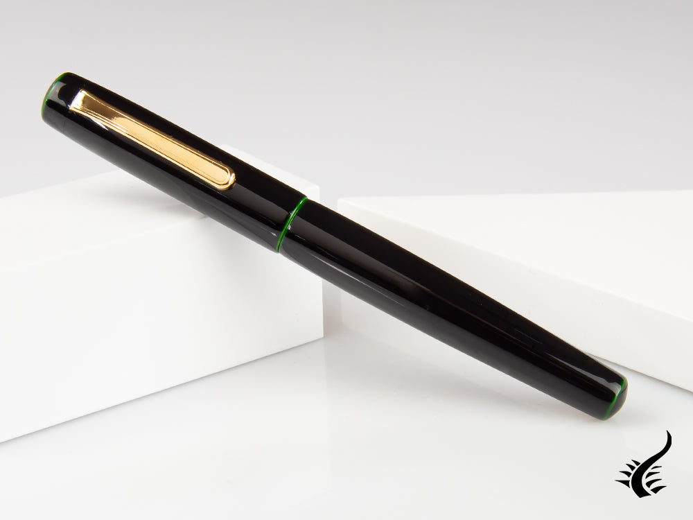 Nakaya Neo-Standard Fountain Pen, Midori-Tamenuri, Ebonite