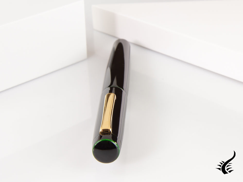 Nakaya Neo-Standard Fountain Pen, Midori-Tamenuri, Ebonite