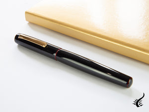 Stylo Plume Nakaya Neo-Standard Kuro-Tamenuri, laque Ebonite Urushi