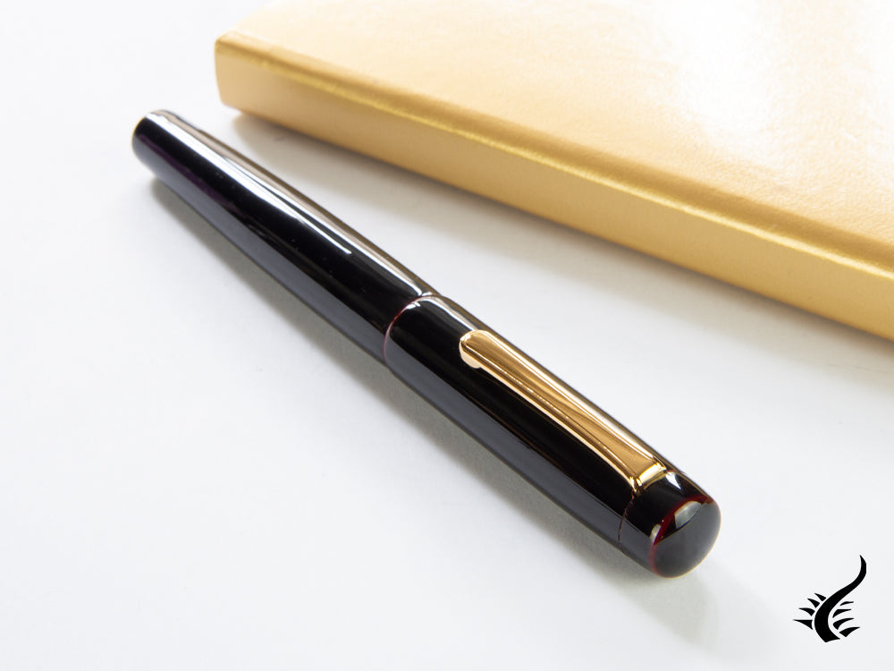 Nakaya Neo-Standard Kuro-Tamenuri Fountain Pen, Ebonite Urushi lacquer