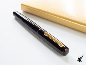 Stylo Plume Nakaya Neo-Standard Kuro-Tamenuri, laque Ebonite Urushi