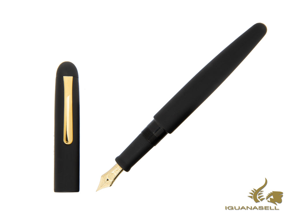 Stylo plume Nakaya Writer Black Hairline, long, ébonite