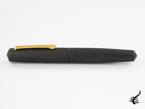 Stylo plume Nakaya Writer Black Hairline, Piccolo, ébonite, plume dorée