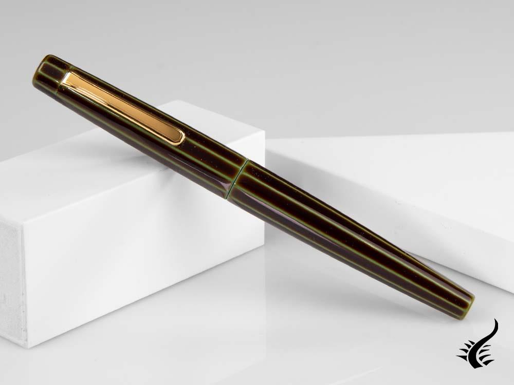 Stylo plume Nakaya Writer Heki-Tamenuri, Décapode, Ebonite et Urushi