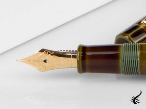 Stylo plume Nakaya Writer Heki-Tamenuri, Décapode, Ebonite et Urushi