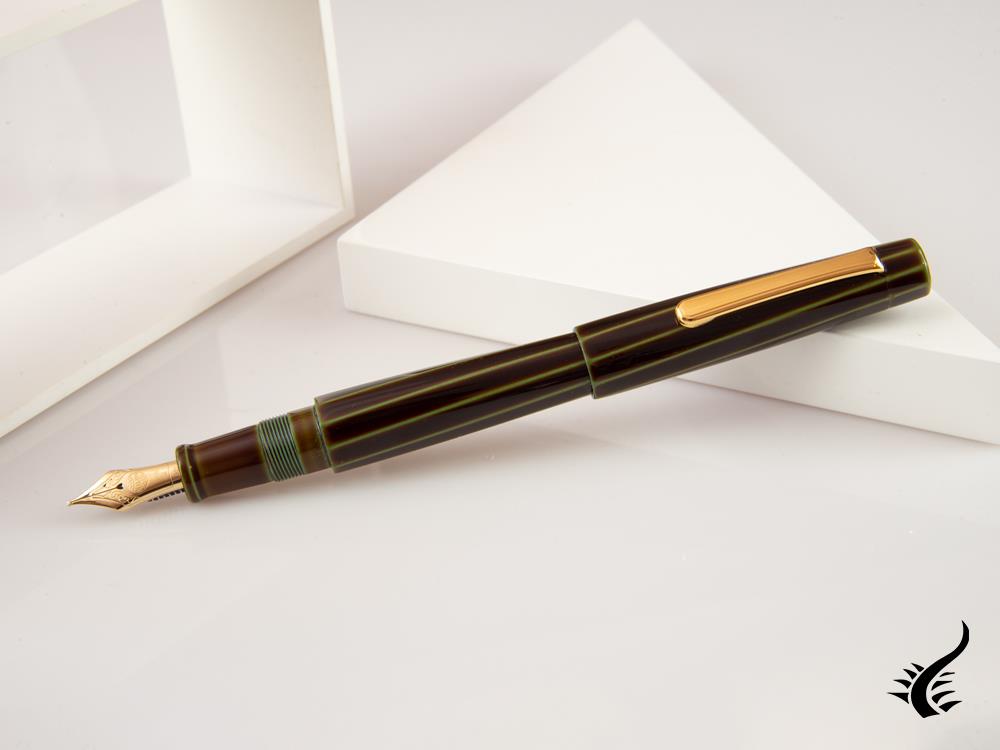 Nakaya Writer Fountain Pen Heki-Tamenuri Portable Decapod Twist