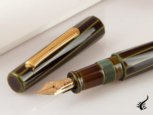 Nakaya Writer Fountain Pen Heki-Tamenuri Portable Decapod Twist