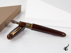 Nakaya Writer Fountain Pen Heki-Tamenuri, Portable, Gold plated, Music