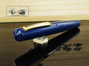 Nakaya Writer Fountain Pen, Kikyo, Ebonite and Urushi lacquer