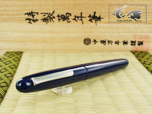 Nakaya Writer Fountain Pen, Kikyo, Ebonite and Urushi lacquer