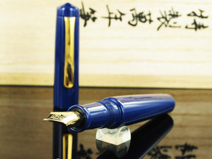 Stylo plume Nakaya Writer, laque Kikyo, Ebonite et Urushi