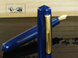 Nakaya Writer Fountain Pen, Kikyo, Ebonite and Urushi lacquer